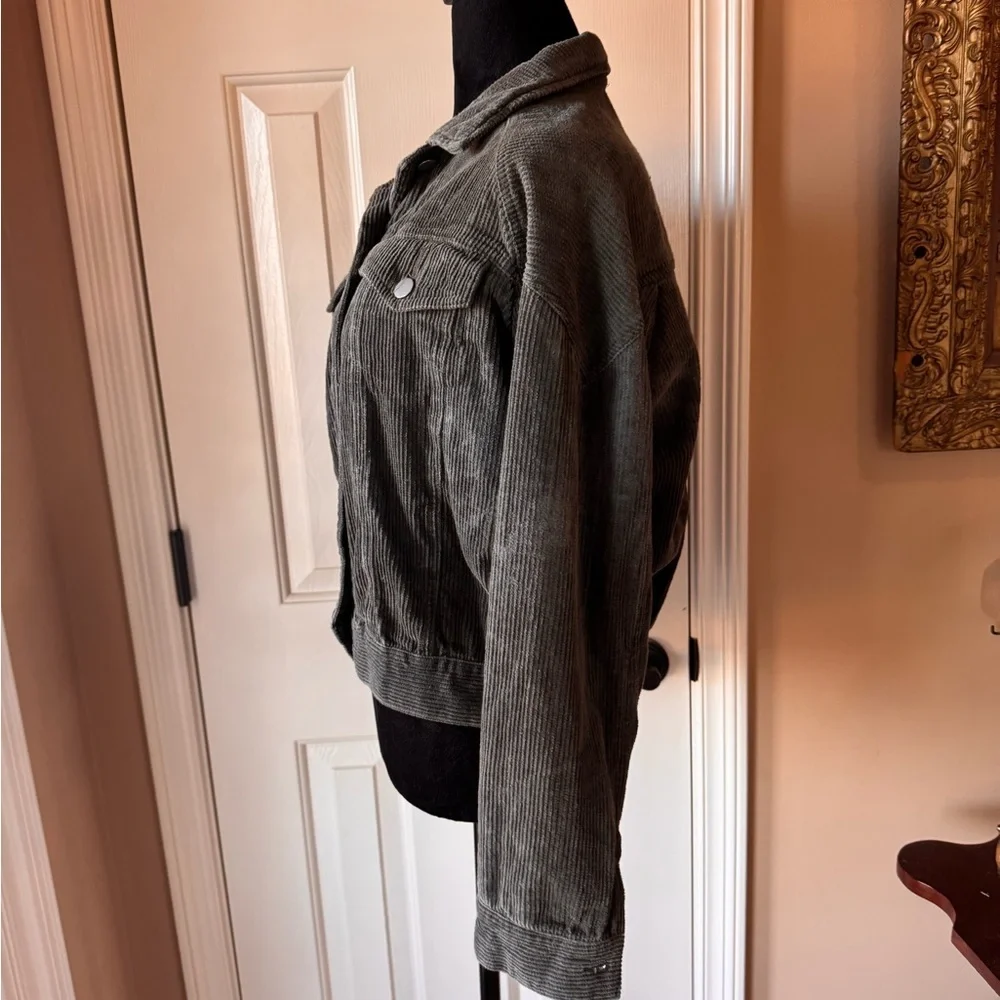 Mittoshop Gray Corduroy Jacket size small